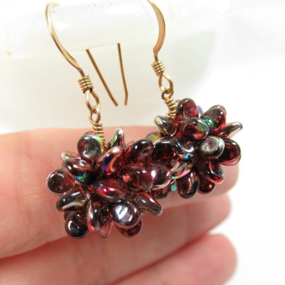 Handwoven earrings - Picture 7 of 7